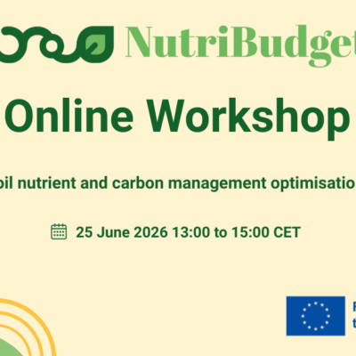 Online Workshop – Regional soil nutrient and carbon management optimisation pathways