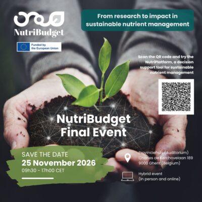 NutriBudget Final Event – From Research to Impact in Sustainable Nutrient Management